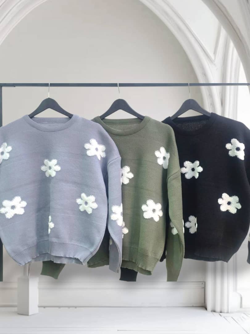 بلوز بافت طرح گل